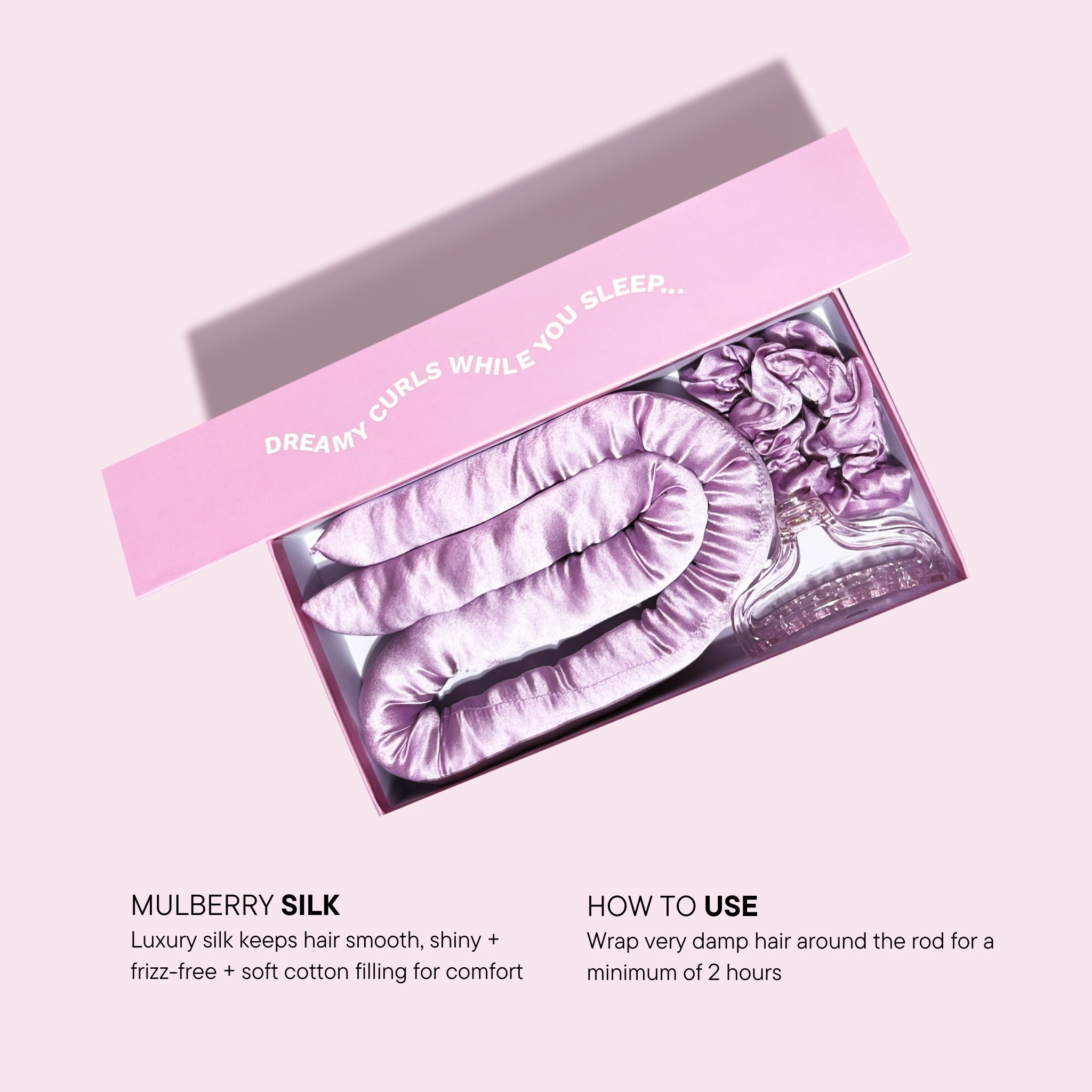 Feature and how to use the Heatless Curls Kit by Mermade