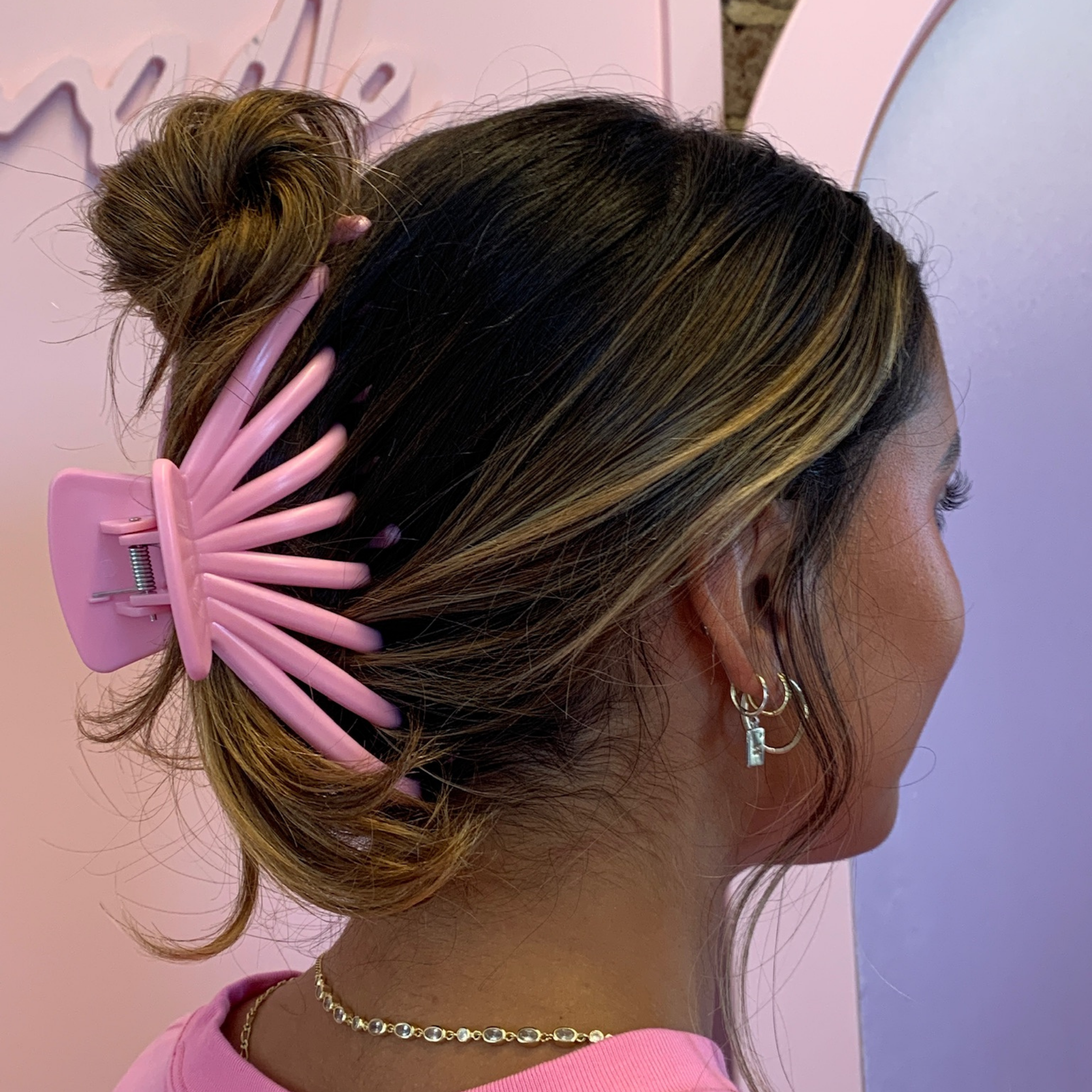 Model using the Octopus Clip by Mermade Hair