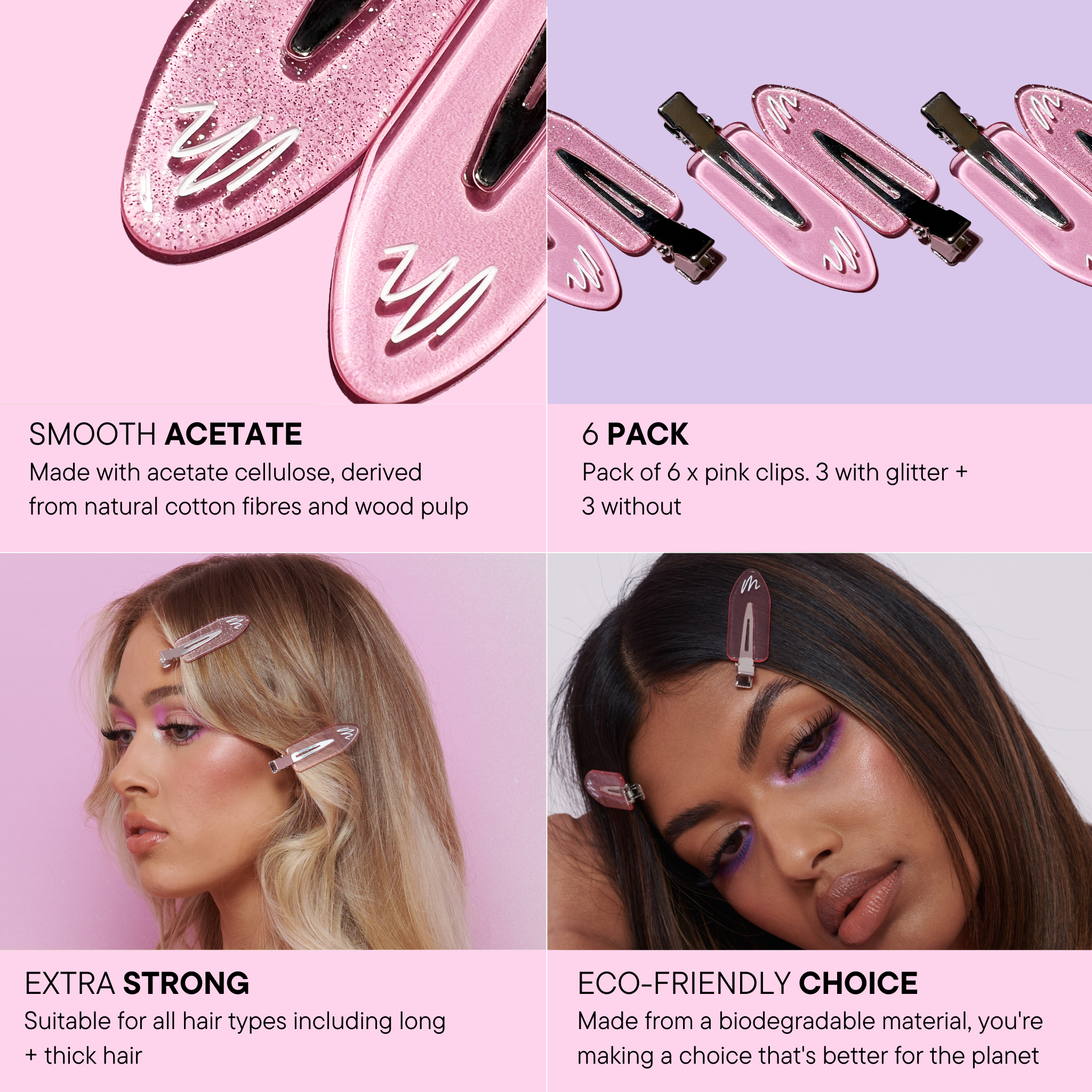 Features and benefits of the No-Crease Clips
