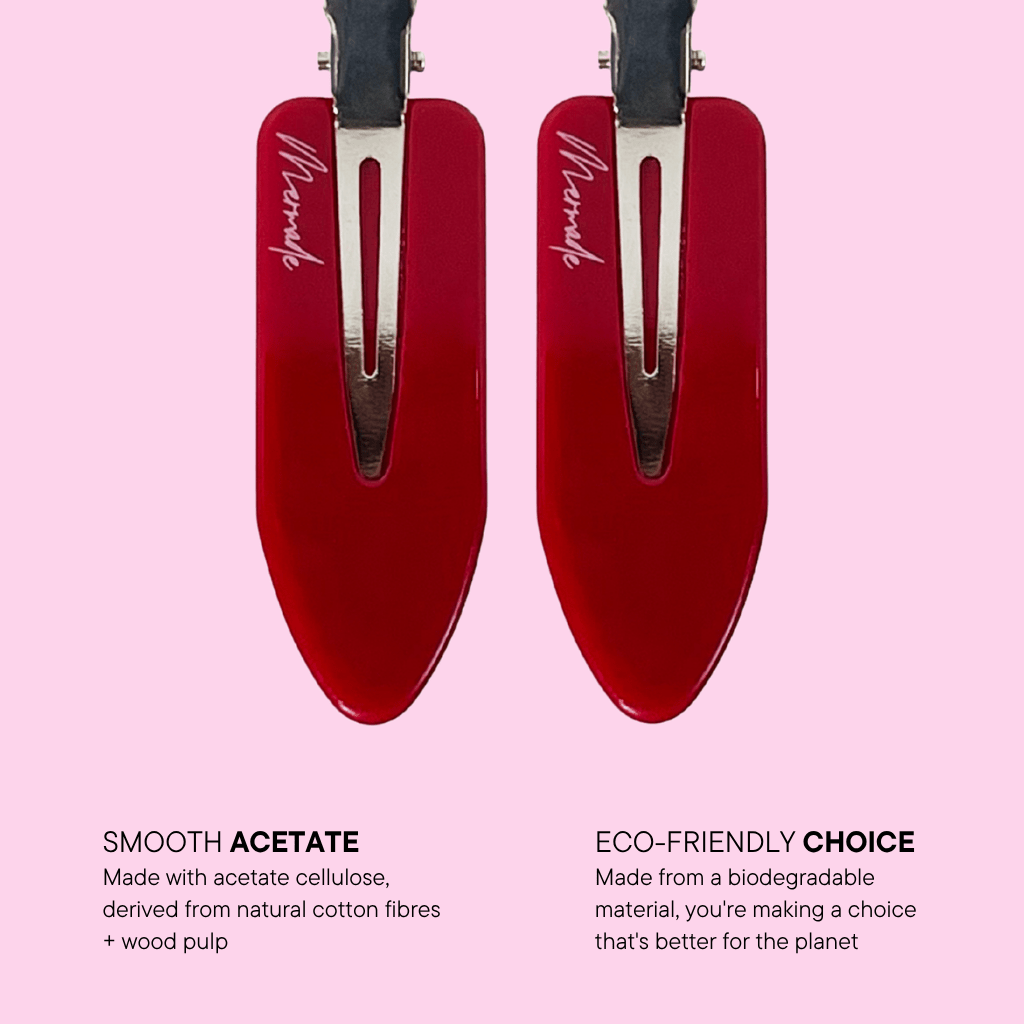 Cherry No-Crease Clips