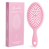 Mermade Hair Detangle Brush in signature pink with box