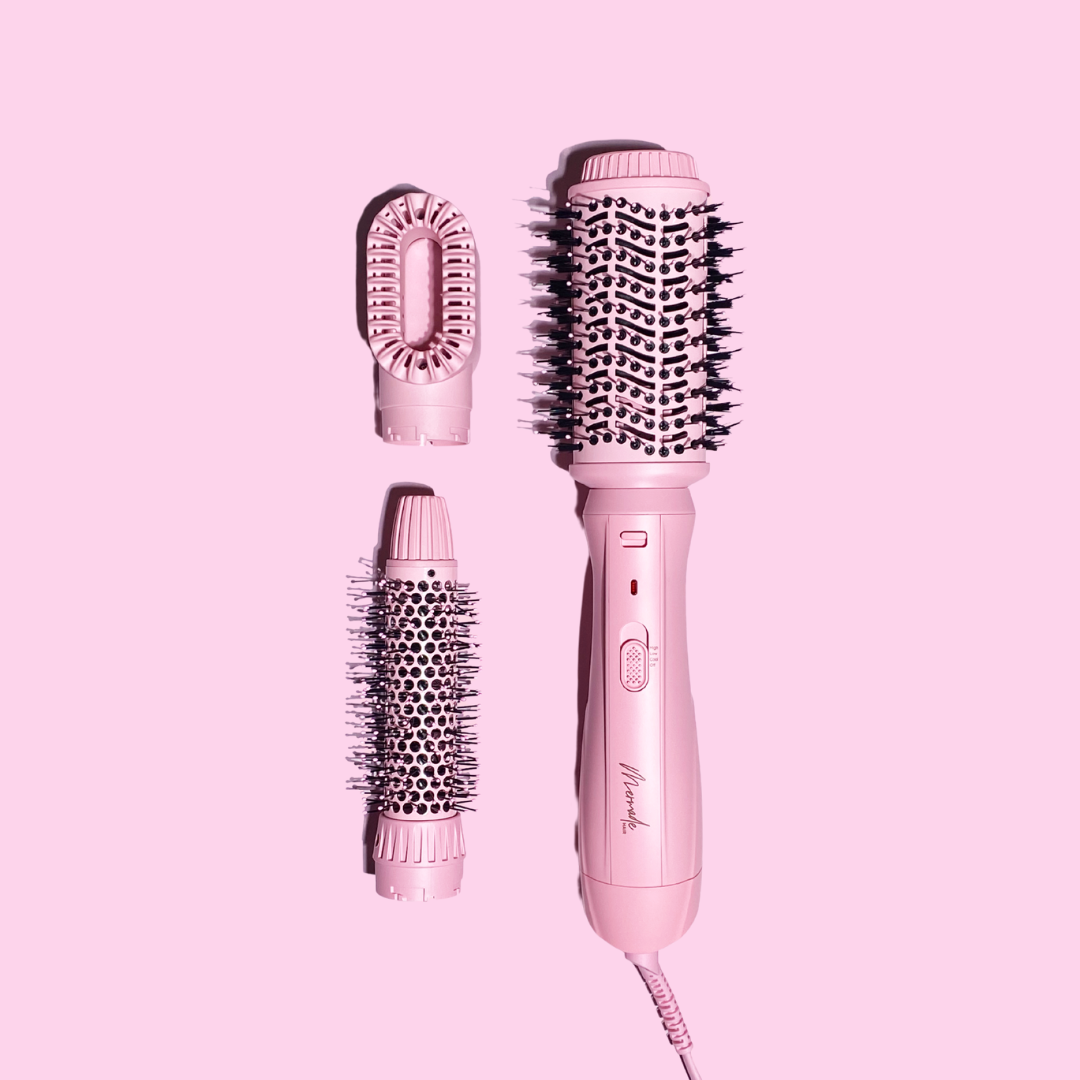 Brosse à brushing - Rose caractéristique