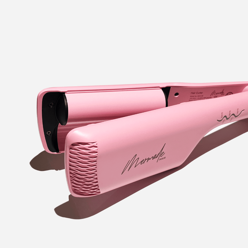 NEW 32mm Double Waver Max Pink | Mermade Hair Europe
