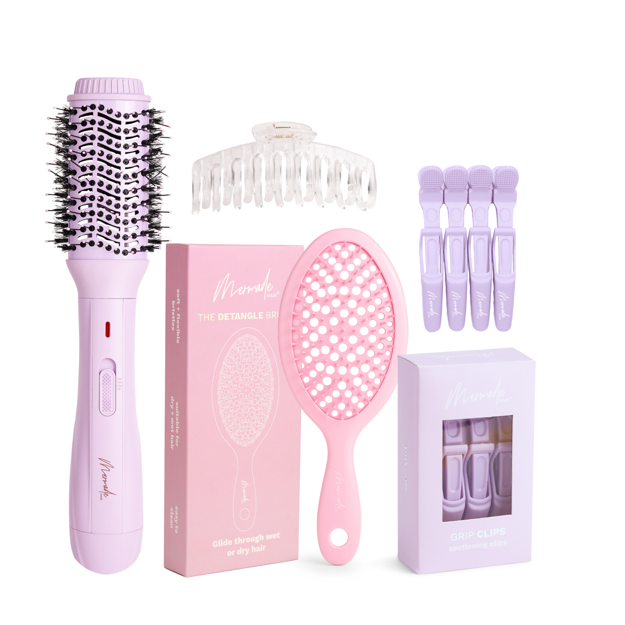 Brosse à brushing - Lilas Baby 