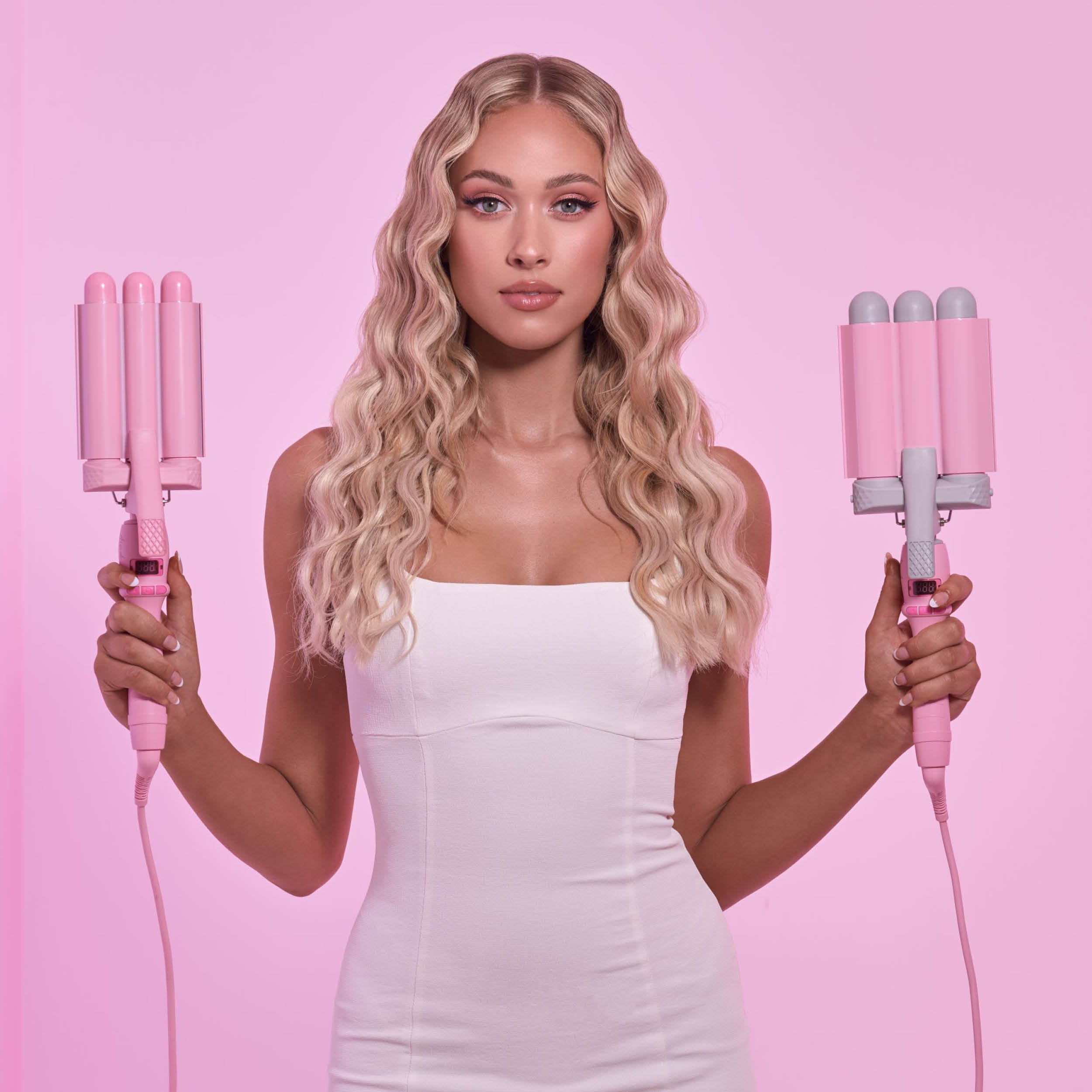 Mermade PRO Mini Hair Waver - 25mm Pink