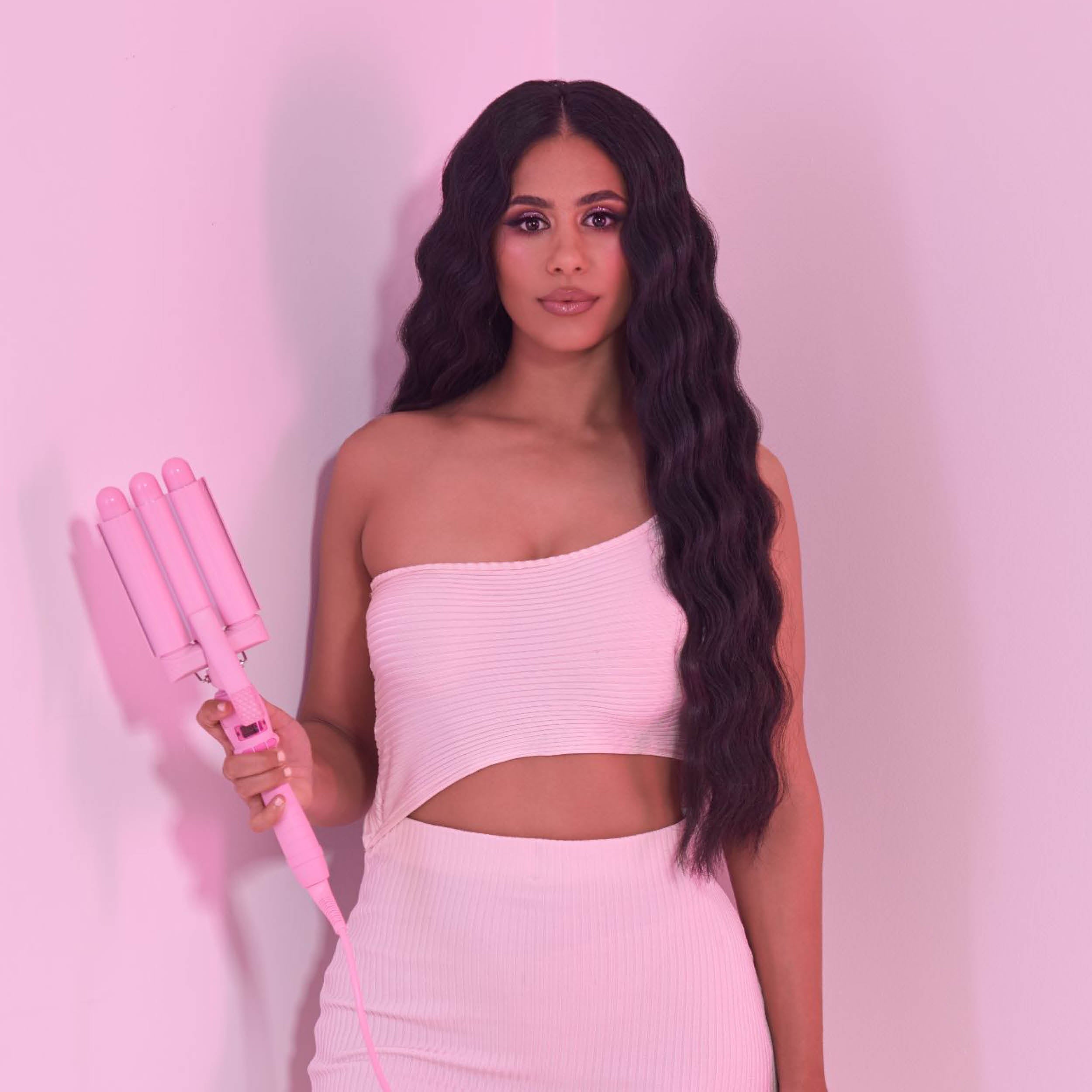 Mermade PRO Mini Hair Waver - 25mm Pink